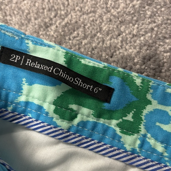 Talbots Blue and Green Patterned Shorts. Like new. - Picture 4 of 5